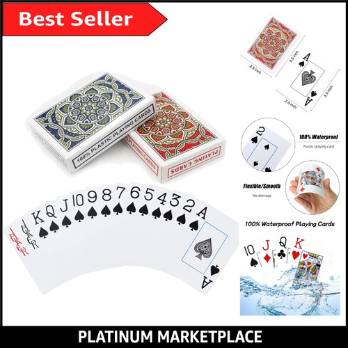Durable plastic playing cards - durable,