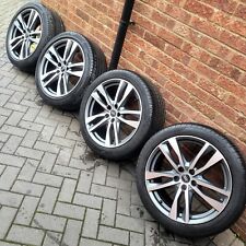 AUDI A6 19" ALLOYS WHEELS & TYRES Rims 4K0601025H GENUINE S'LINE A7 Q3 A8 C8 4x