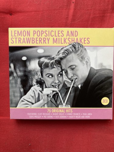 Lemon popsicles and strawberry - and,