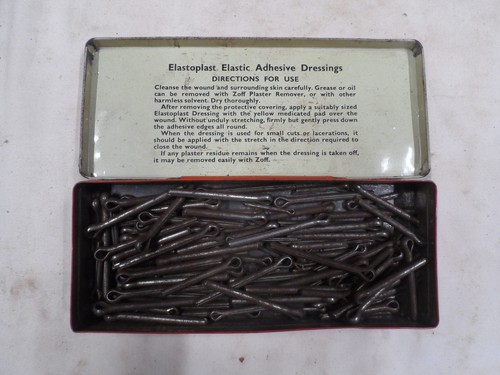 Steel cotter pins small - cotter,