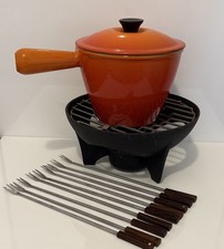 Le Creuset Fondue Set,  Cast