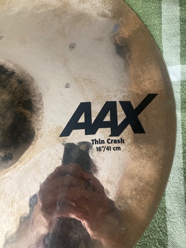 Sabian aax thin - 16, crash
