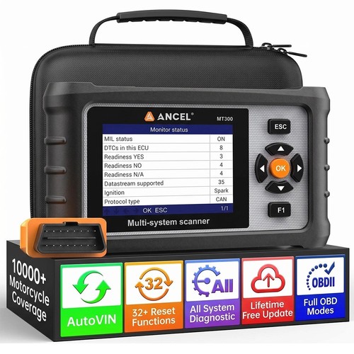 Ancel mt300 motorcycle obd2 - ancel,