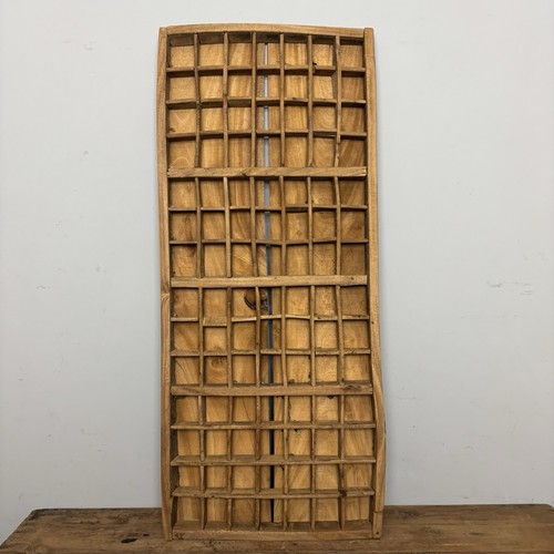 Vintage wooden printers tray - printers,