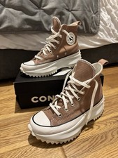 Converse All Star Platform Trainers Women Samon Pink, Size UK 5.5