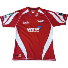 Kooga 2008/09 Llanelli Scarlets Rugby Union Home Shirt Size Medium