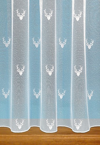 Net curtains balmoral stag - curtains,