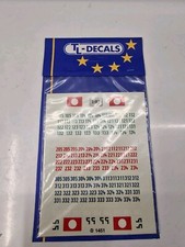 TL Decals 1451 German WWII Waterslide Decals 1/87 Scale