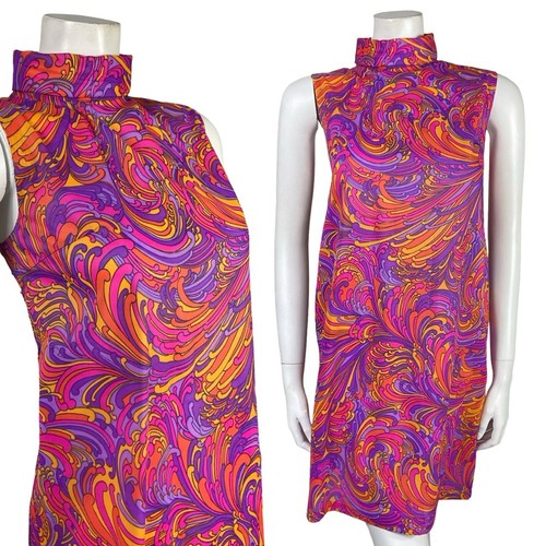 Vtg 60s mod gogo - 60s, purple