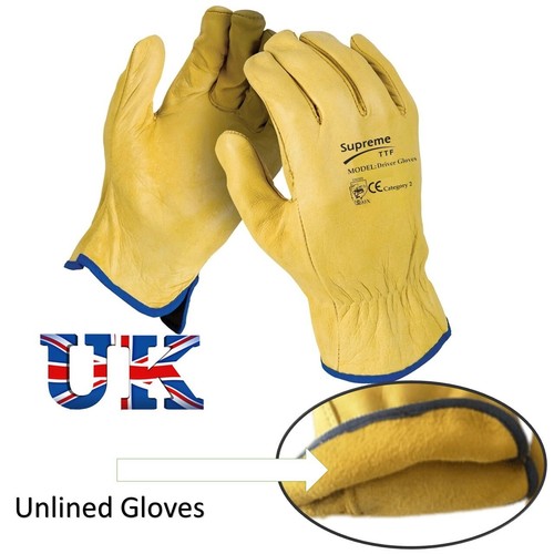 Driver unlined leather work - leather,