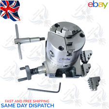 New Rotary Table 80mm + 3 Jaw