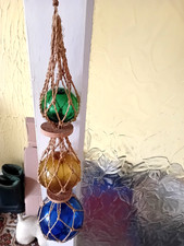 GLASS BOUYS IN GREEN ORANGE