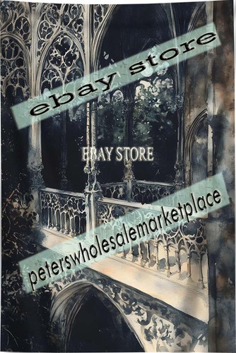 Gothic balcony fabric poster - balcony,