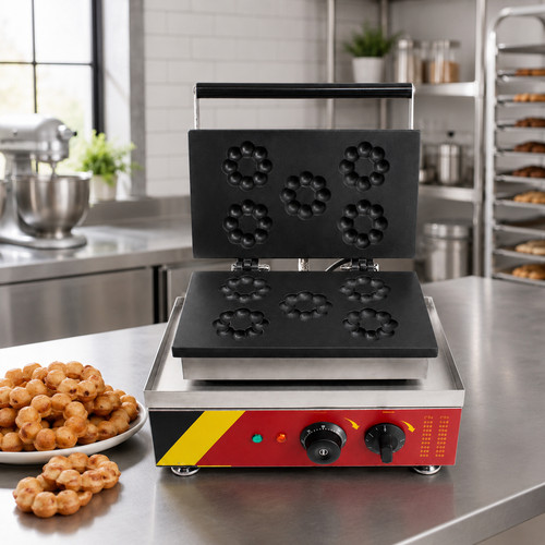 Commercial hole flower donut - commercial, 5-hole
