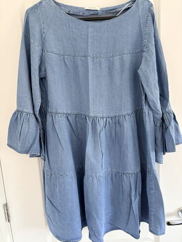Zara chambray pale blue - chambray,