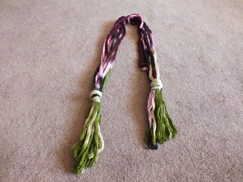 Beautiful handmade ribbon - handmade, yarn