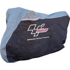 MotoGP Motorcycle Motorbike Dust Cover Large Fits 750-1000cc Black / Grey