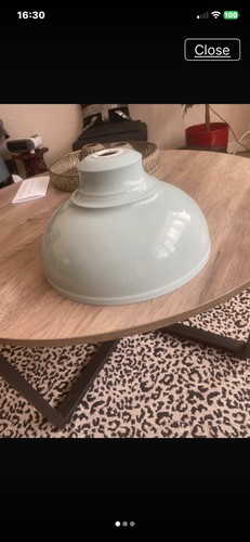 Metal ceiling light - metal, shade