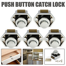 5x Push Button Catch Lock