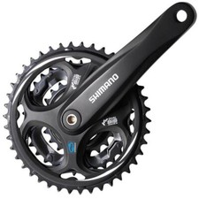 Shimano Altus 8 Speed Crank MTB BLACK Chainset 48/38/28 175mm 
