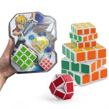 Classic Fun Rubiks Magic Cube Stress Mind Game Adult Kids Fun Toy Fidget Gift UK
