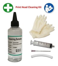 100ml Print Head cleaning fits Epson HP Canon Kodak Printer nozzle unblocker Kit