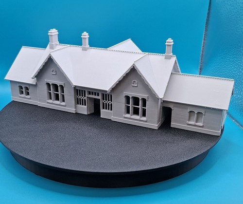 Tt120 gauge railway station - railway,