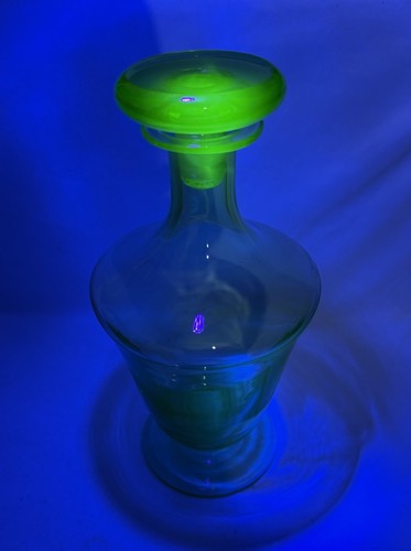 Antique uranium glass - glass, art