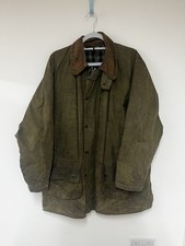 90s Vintage Barbour Gamefair Men's Green Waxed Jacket 112 cm/44 In