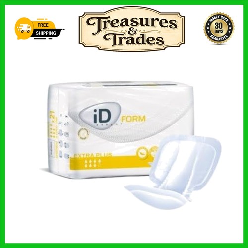 Large shaped incontinence pads - large,
