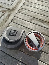 Lamson Speedster  fly fishing reel 3.5 silver anodised finish