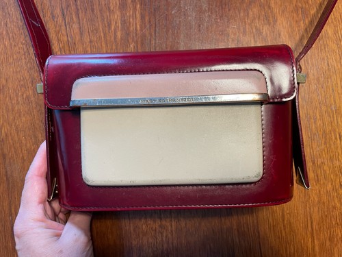 Mary katrantzou red leather - mary,