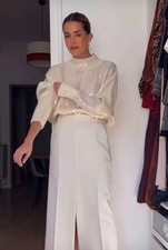 zara oversized Sequins Sweater