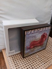 Pedigree Pals Dachshund Wall Plaque