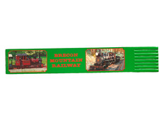 Brecon Mountain Railway Wales Welsh Leather Bookmark Locomotive RARE DESIGN