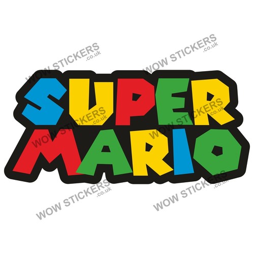 Super mario text sticker - mario,