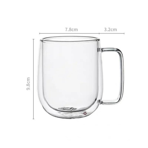 Double wall glass coffee - double,