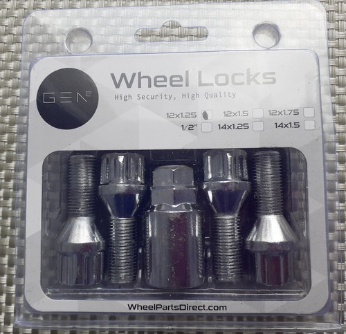 Locking wheel bolts 12x1 - locking,