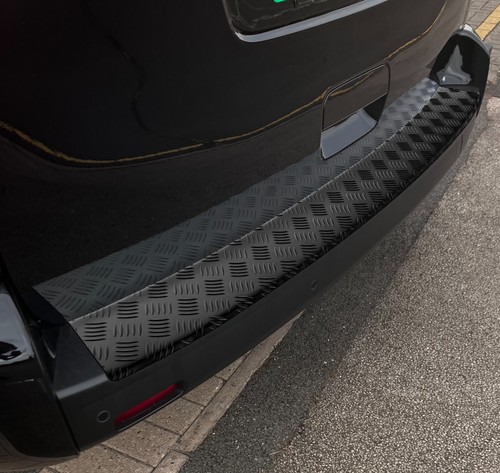 Black anodised rear bumper - anodised,