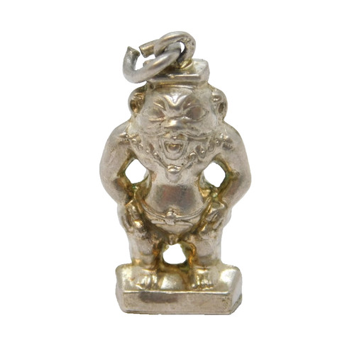 Sterling silver green man - sterling,