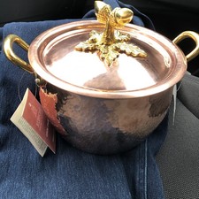 NEW RUFFONI COPPER STOCK POT