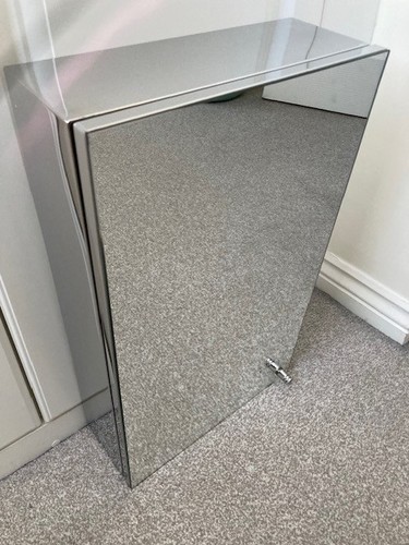 Stainless steel mirror cabinet - steel,