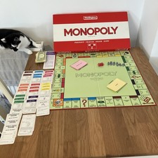 Vintage Waddingtons Monopoly Board Game Complete Amazing Condition Rare Red Box