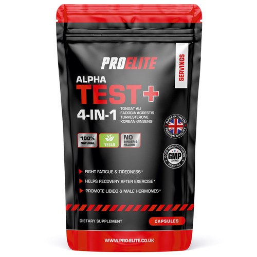 Proelite alpha test capsules - alpha, test+