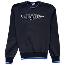 Dior Men's Newave Logo Jumper Black M