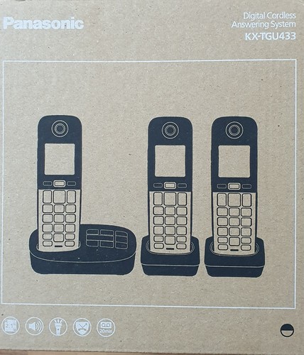 Panasonic tgu433eb black - kx-tgu433eb,