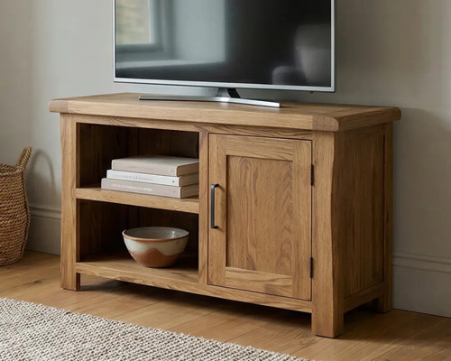 Rustic oak stand - tv,