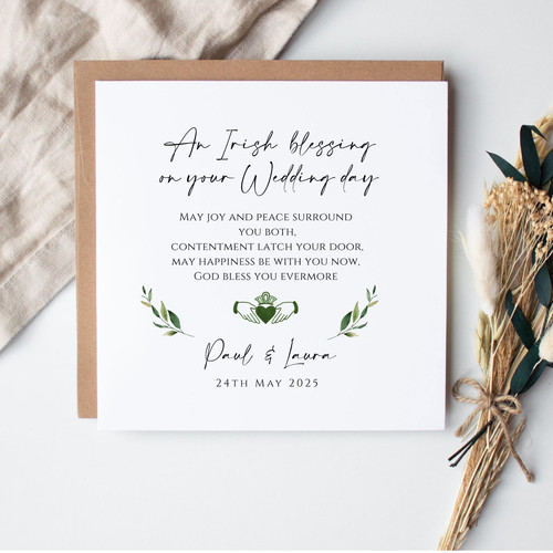 Personalized irish blessing - personalized,