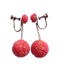Antique japanese faux coral - japanese,