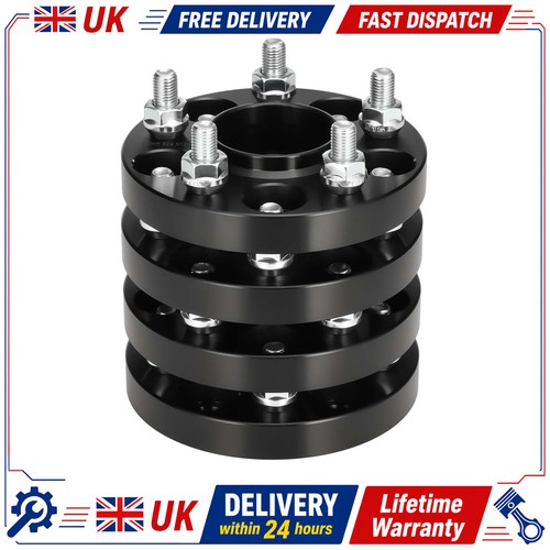 Black wheel spacers bolts - spacers,